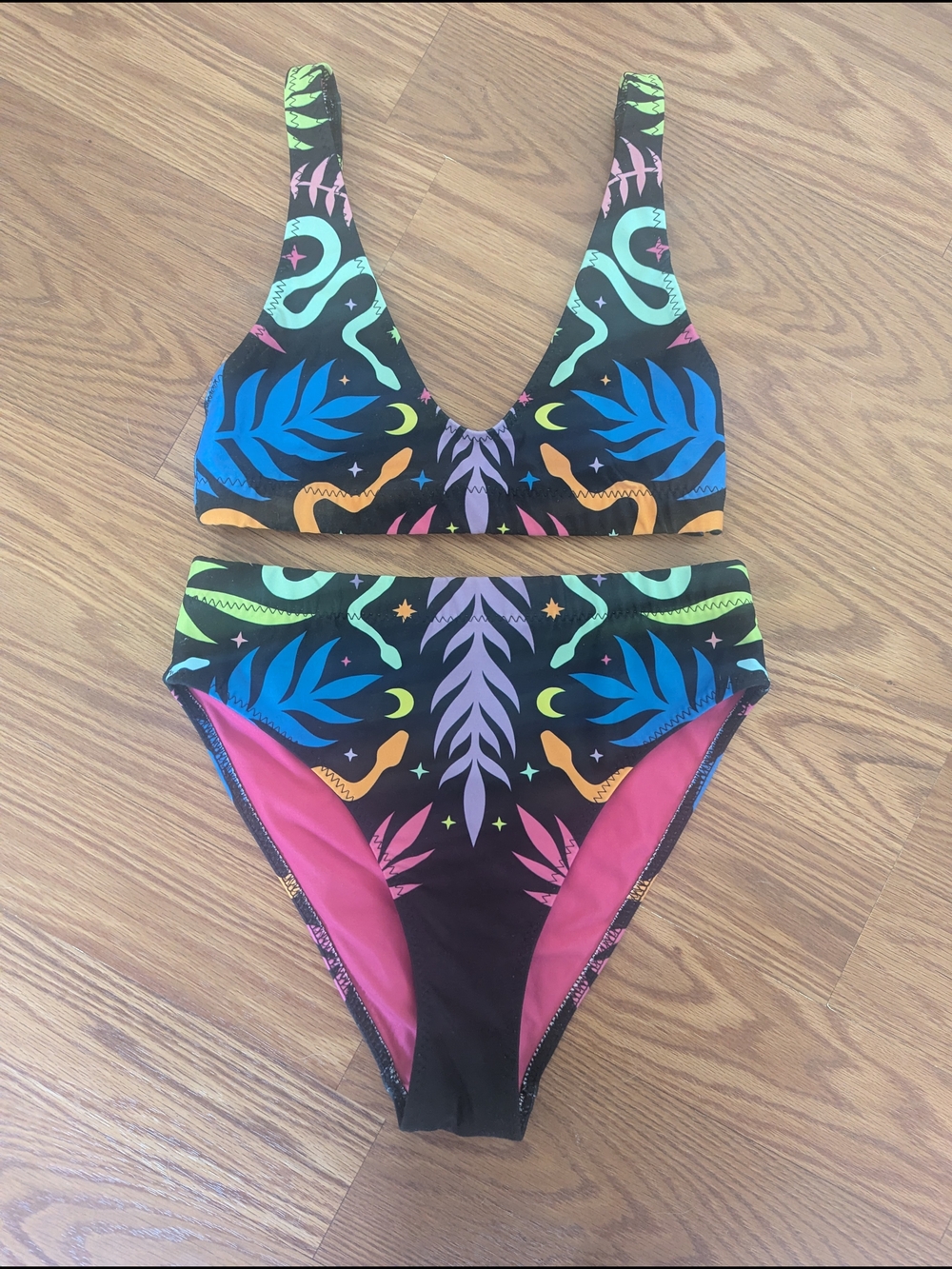 Segrasoul Serpentina Print Two-Piece Swim Set